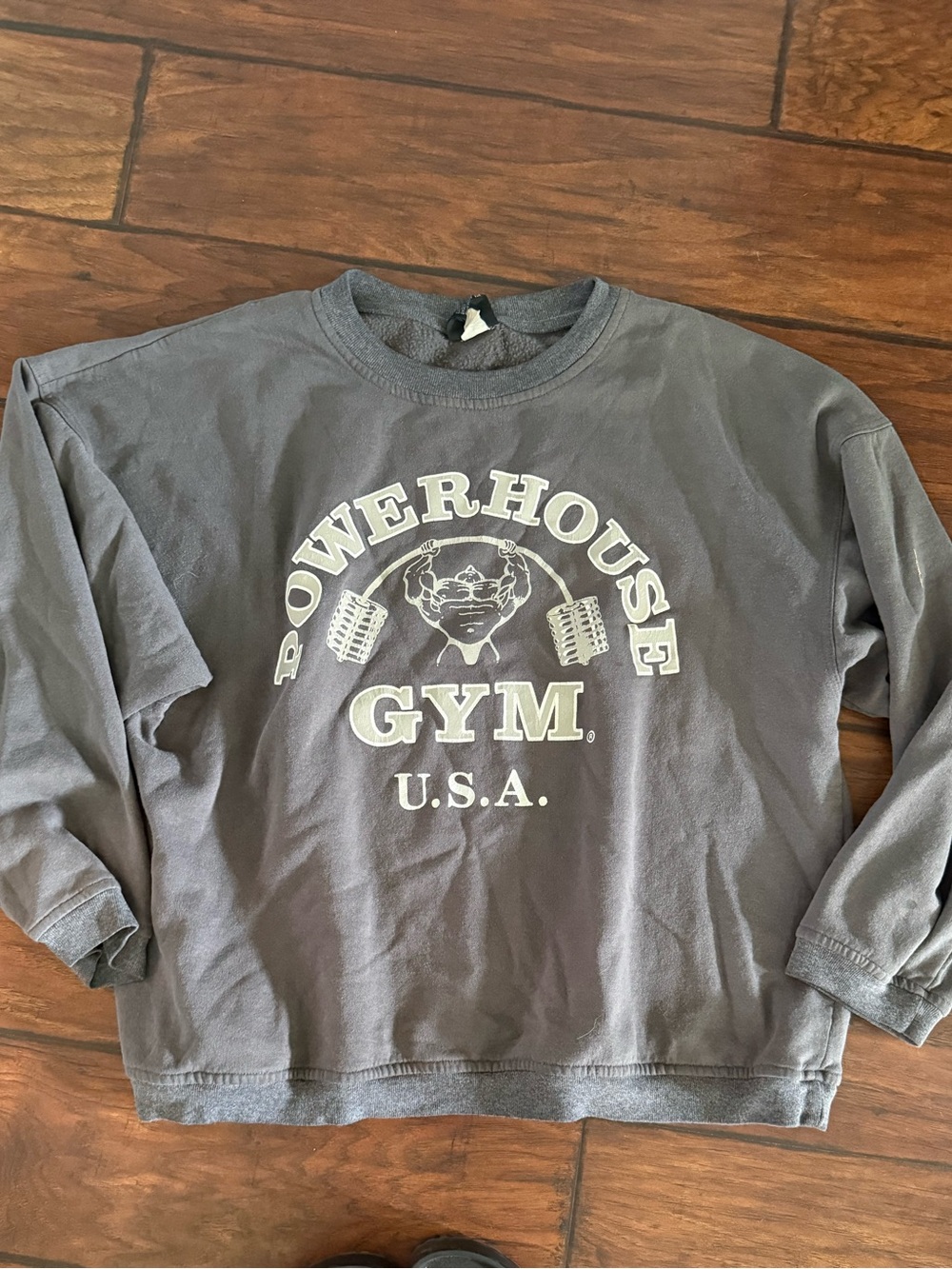 U.S.A. Men's Gray Crewneck Sweatshirt